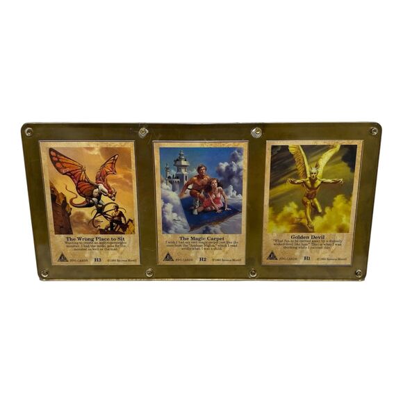 1993 Rowena Morrill 3 Card Limited Edition Halo Set In Plastic Hard Display - Picture 1 of 11